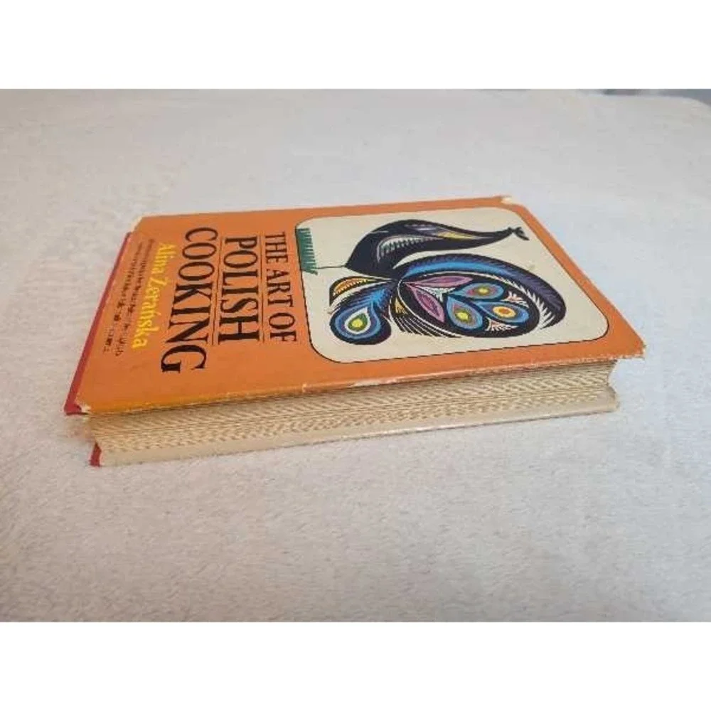 The Art of Polish Cooking Vintage Cookbook Alina Zeranska Folkart Rooster